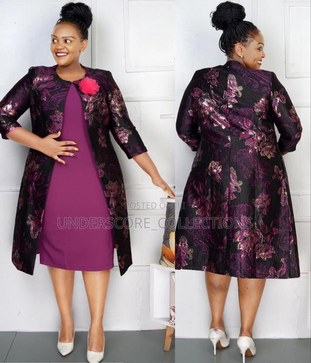 Turkey Ladies Plus Size Long Coat Dresses - main view