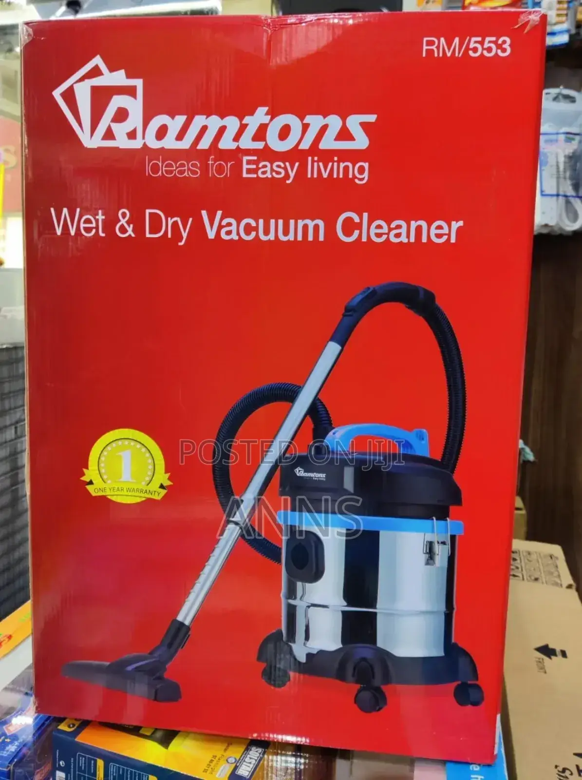 Ramtons Best Wet and Dry 21L Vacuum Cleaner