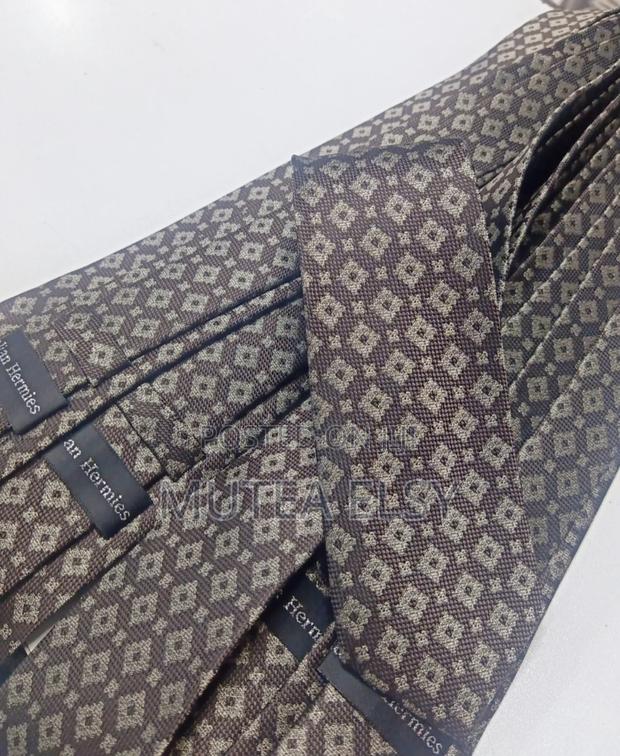 Coffee Brawn Executive Single Ties - thumbnail 3