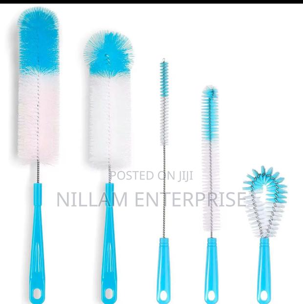 *5 PCS Long Bottle Brush Cleaner