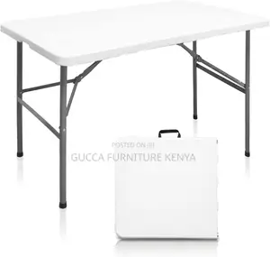 Dining Tables: Portable Folding Plastic Dining Table