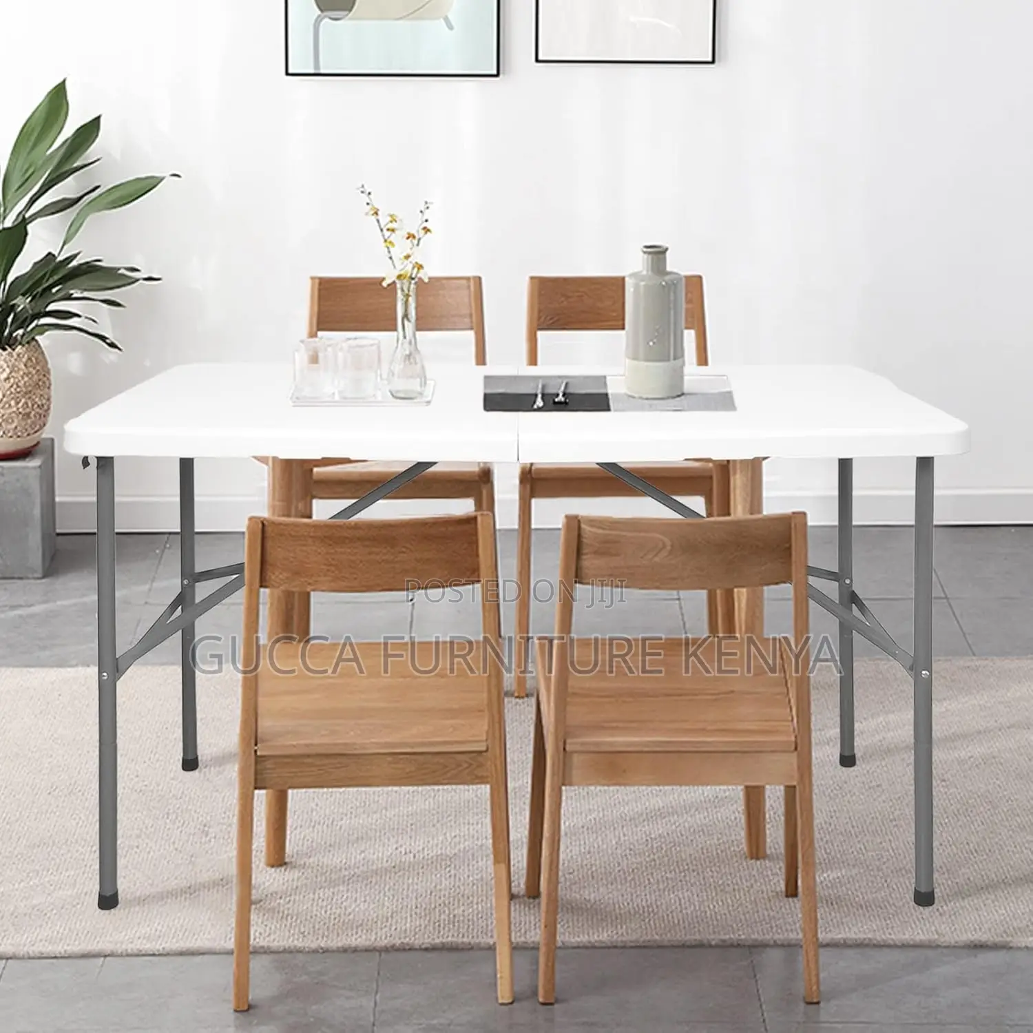 Dining Tables: Portable Folding Plastic Dining Table