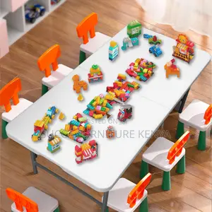 Dining Tables: Portable Folding Plastic Dining Table