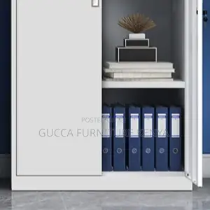 Cabinets:2-Door Steel Adaptable Shelf Storage Cabinet