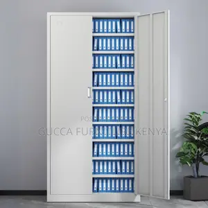 Cabinets:2-Door Steel Adaptable Shelf Storage Cabinet