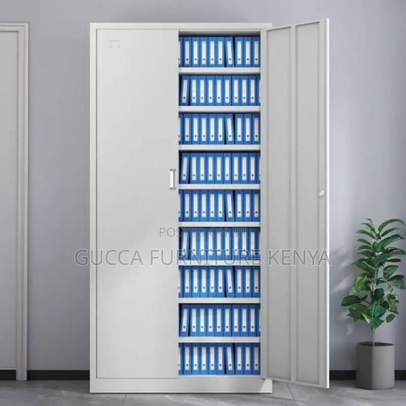 Cabinets:2-Door Steel Adaptable Shelf Storage Cabinet