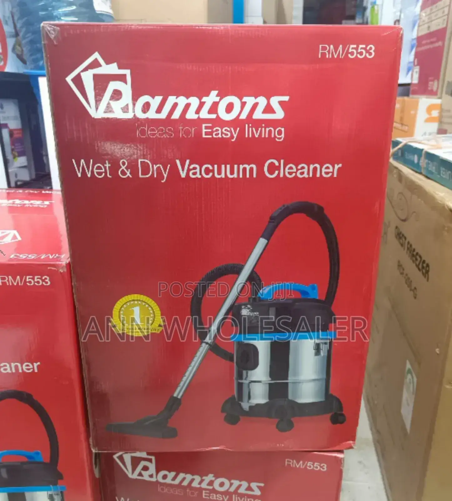 RM/533 Ramtons Wet and Dry Vacuum Cleaner RM-VC
