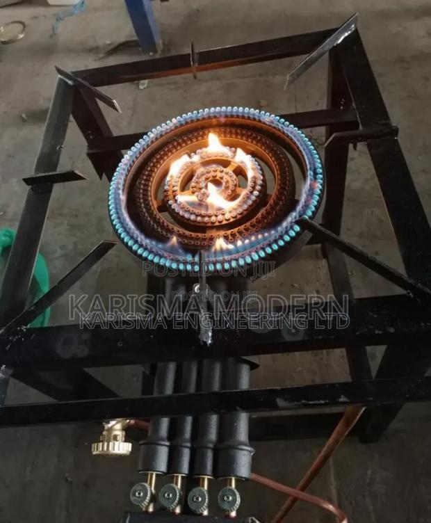 4 Ring Mild Steel Burner. - thumbnail 4