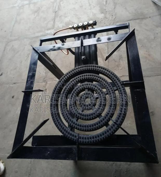 4 Ring Mild Steel Burner. - thumbnail 3