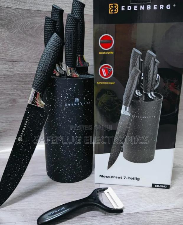 Home Kitchen Designed Knive Set - Edenberg Strong Steel - main view