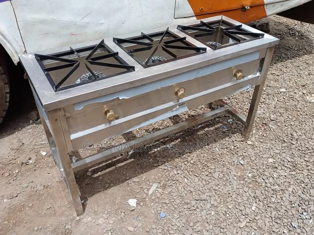 3 Burner Stainless Steel. - thumbnail 3