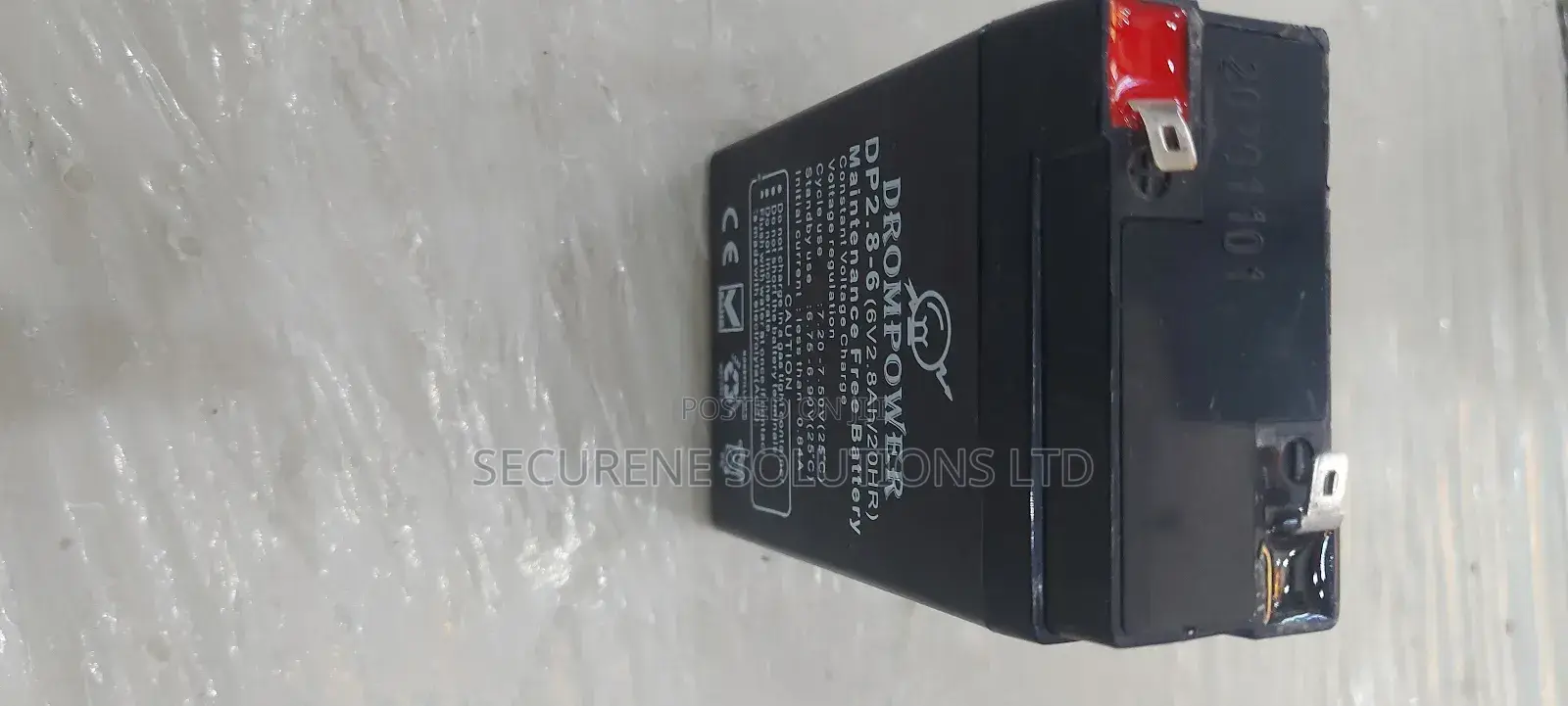 Drom Power 6V 2.8ah Lead ACID Battery