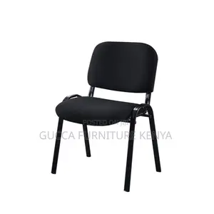 Office Chairs: Simple Style Dark Blue Cloth Executive Chair