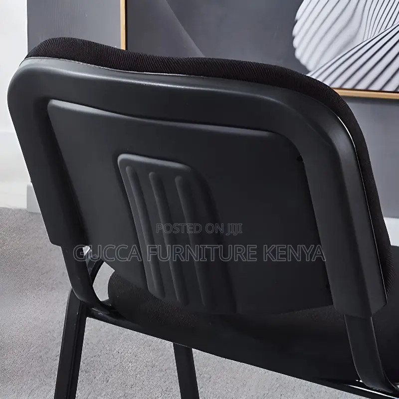 Office Chairs: Simple Style Dark Blue Cloth Executive Chair