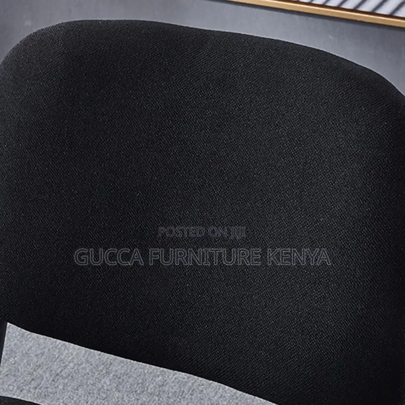 Office Chairs: Simple Style Dark Blue Cloth Executive Chair