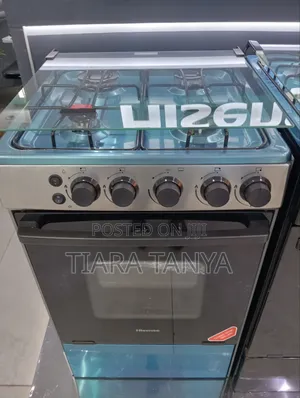 Hisense 50x50cm 4 Gas Free Stand Cooker HFG50111X