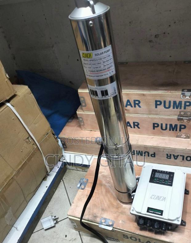 Heavy Duty Solar Pumps Brushless With Control Box 90meter