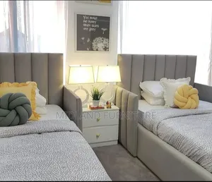 Fabric Bed for Children With Protection Rails