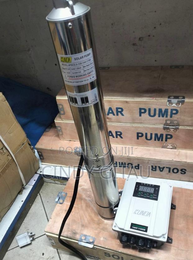 Heavy Duty Solar Pumps Brushless With Control Box 190meters