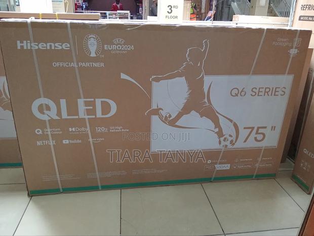 Hisense 75” Qled 75q6n Al Ultra Hd Frameless Smart - thumbnail 2
