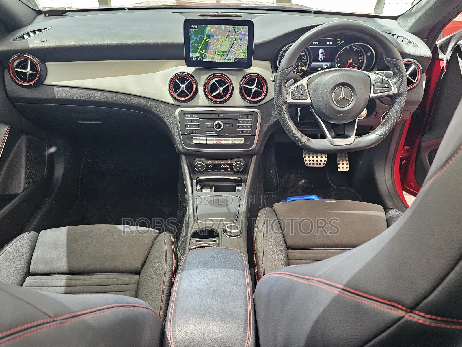 Mercedes-Benz CLA-Class CLA 250 4MATIC Sedan 2018 Red