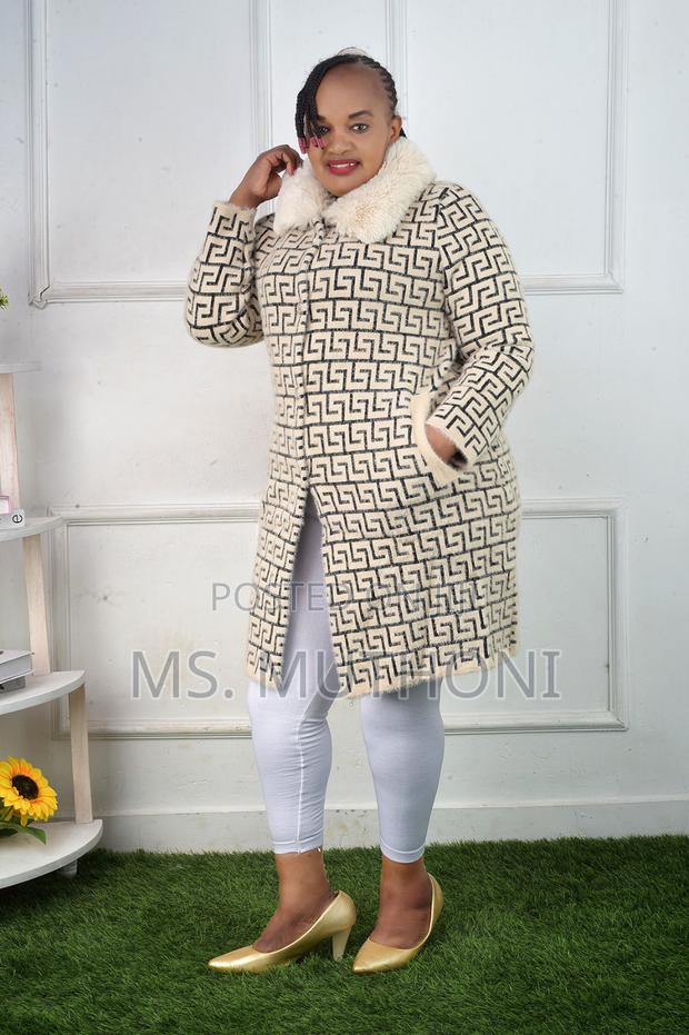 Long Fur Neck Turkey Ladies Sweaters - thumbnail 2