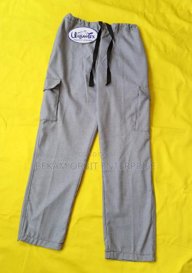 High Quality Checkered Customized Chef Trouser - thumbnail 2