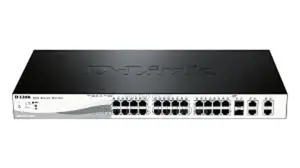 D-Link DGS-F1026P 250 Meter Support 24-Port 1000mbps