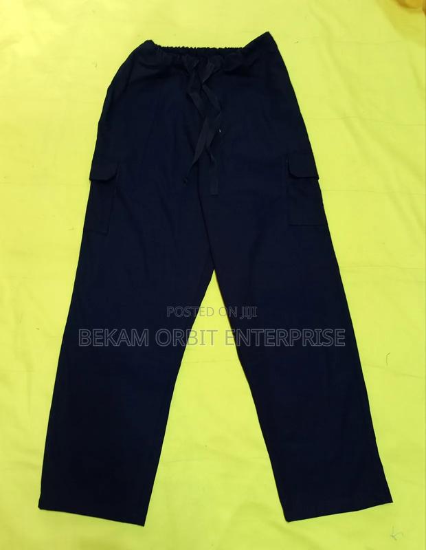 Comfortable Fit Black Chef Pants - thumbnail 2