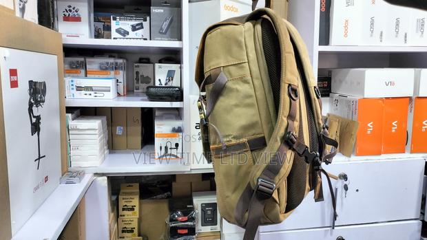 Waxed Canvas Leather Camera Bag Backpack 25L - thumbnail 4