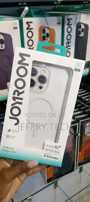 Joyroom for iPhone 15 Pro Max Matte Skin Magsafe Clear Case