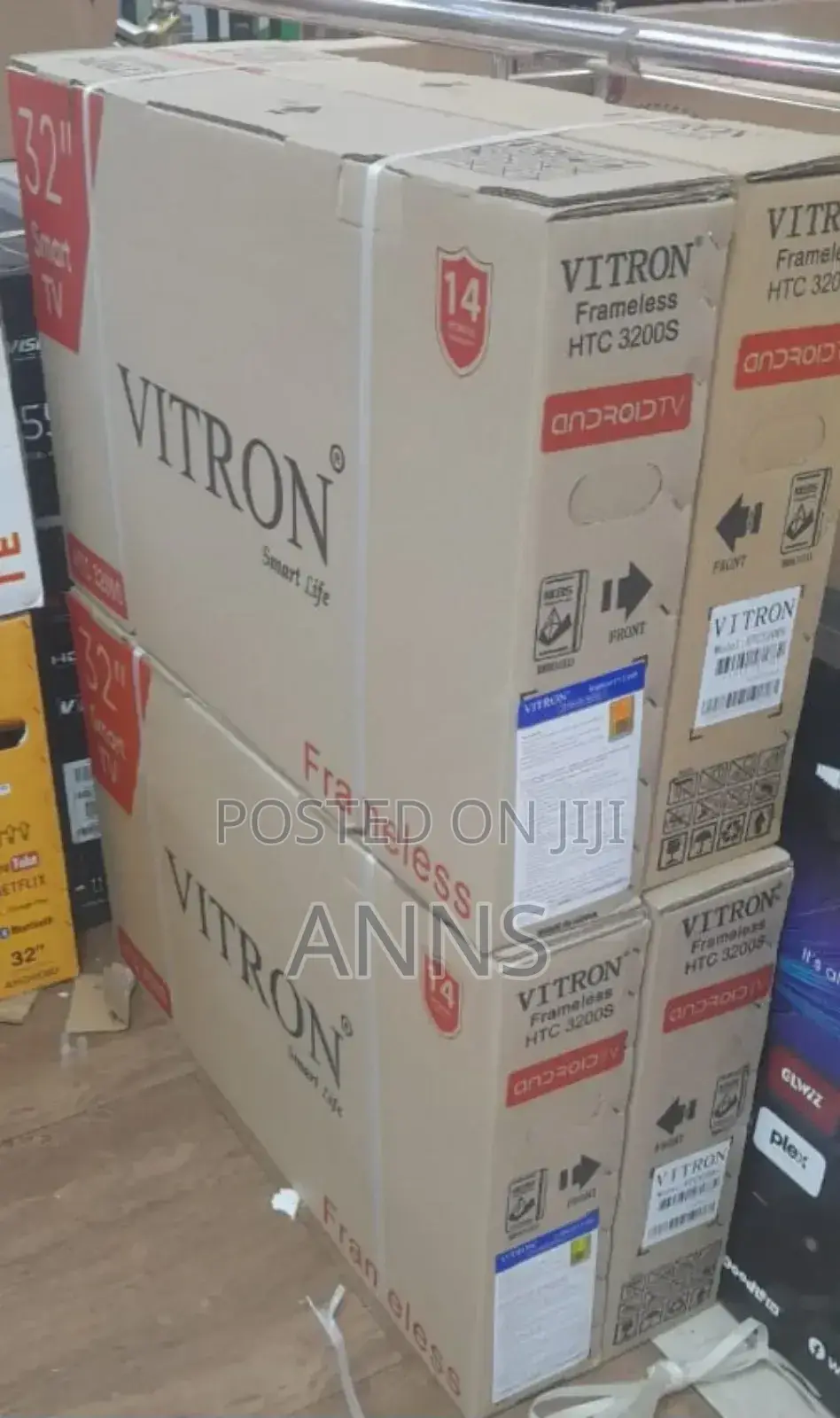 Vitron 32 Inch Smart- Frameless New Tv