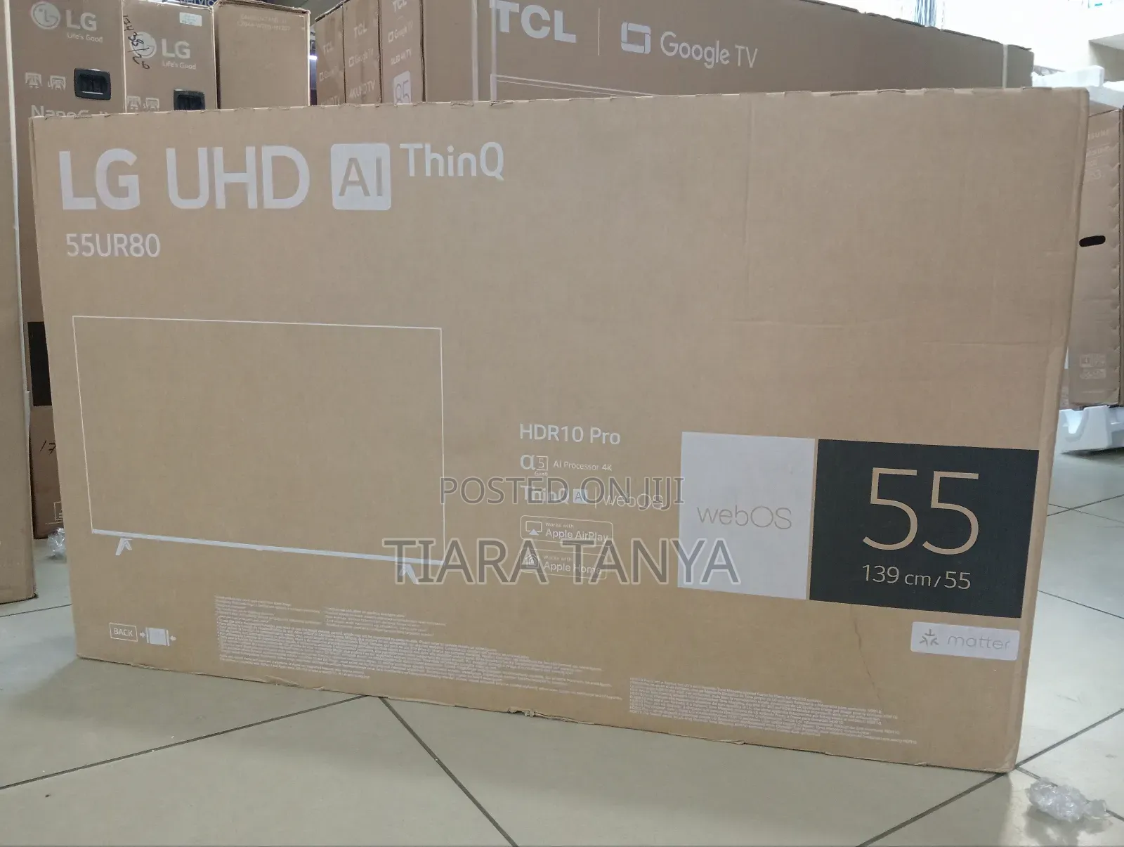 Lg Uhd Tv 55ur80 | Webos Smart Ai Thinq| Magic Remote|