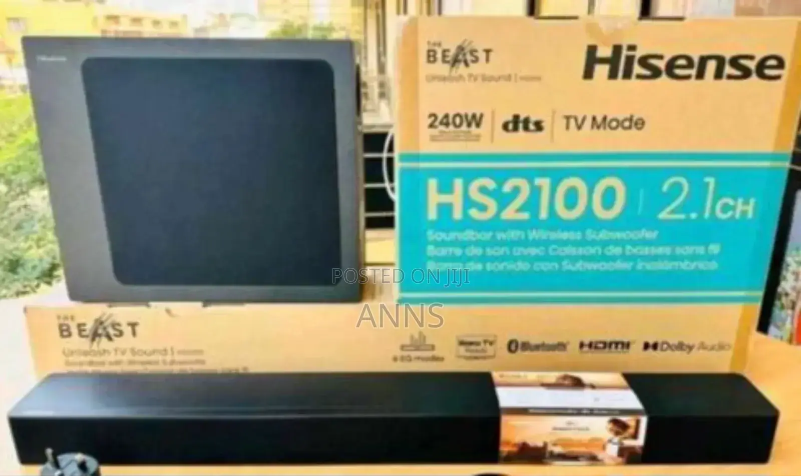 Hisense HS2100 240watts Powerful Soundbar