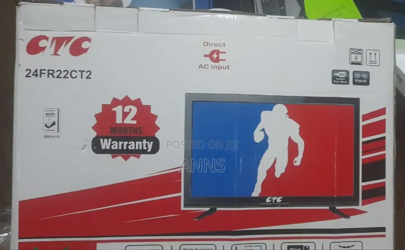 CTC 24" Digital Tv With Free to Air Channels