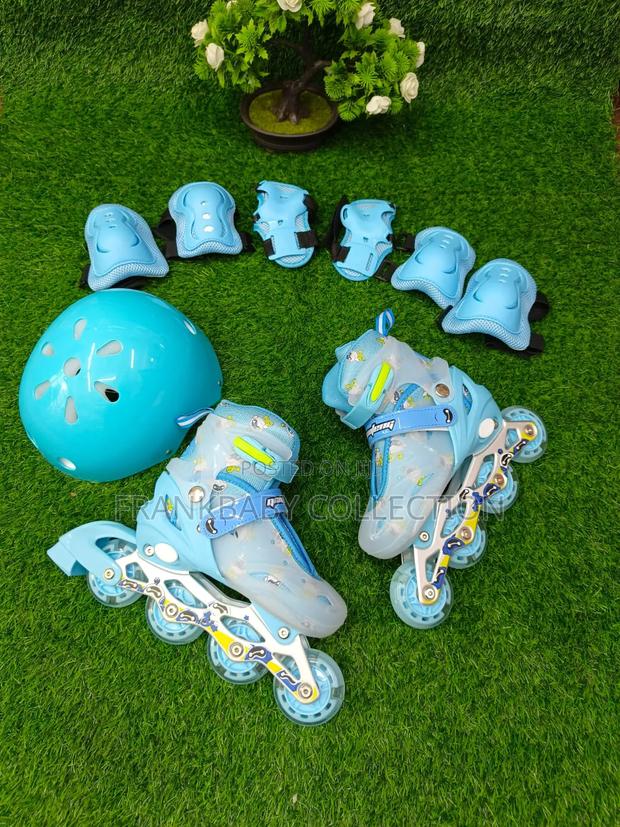 Kid's Skating Combo Set - Roller Skate Protective Gear Set