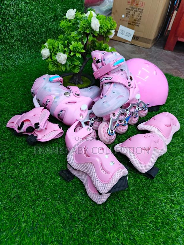 Original Adjustable Skate Shoes With Protective Safety Gears