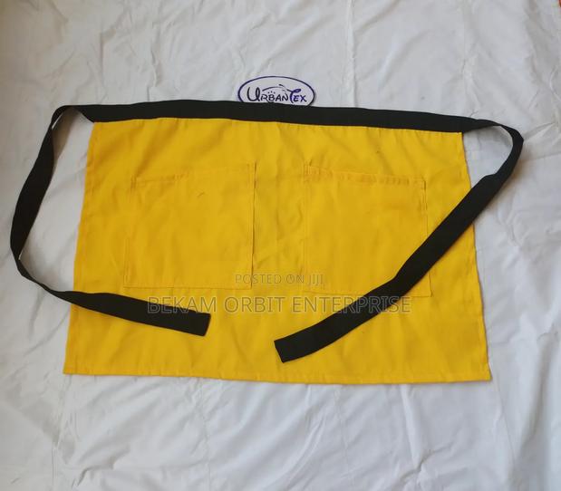 Adjustables Straps Black Waist Half Aprons - thumbnail 2