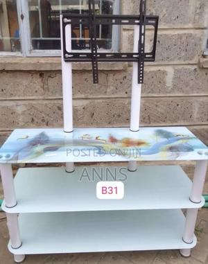 Glass Executive Tv Stand With Mount - main view