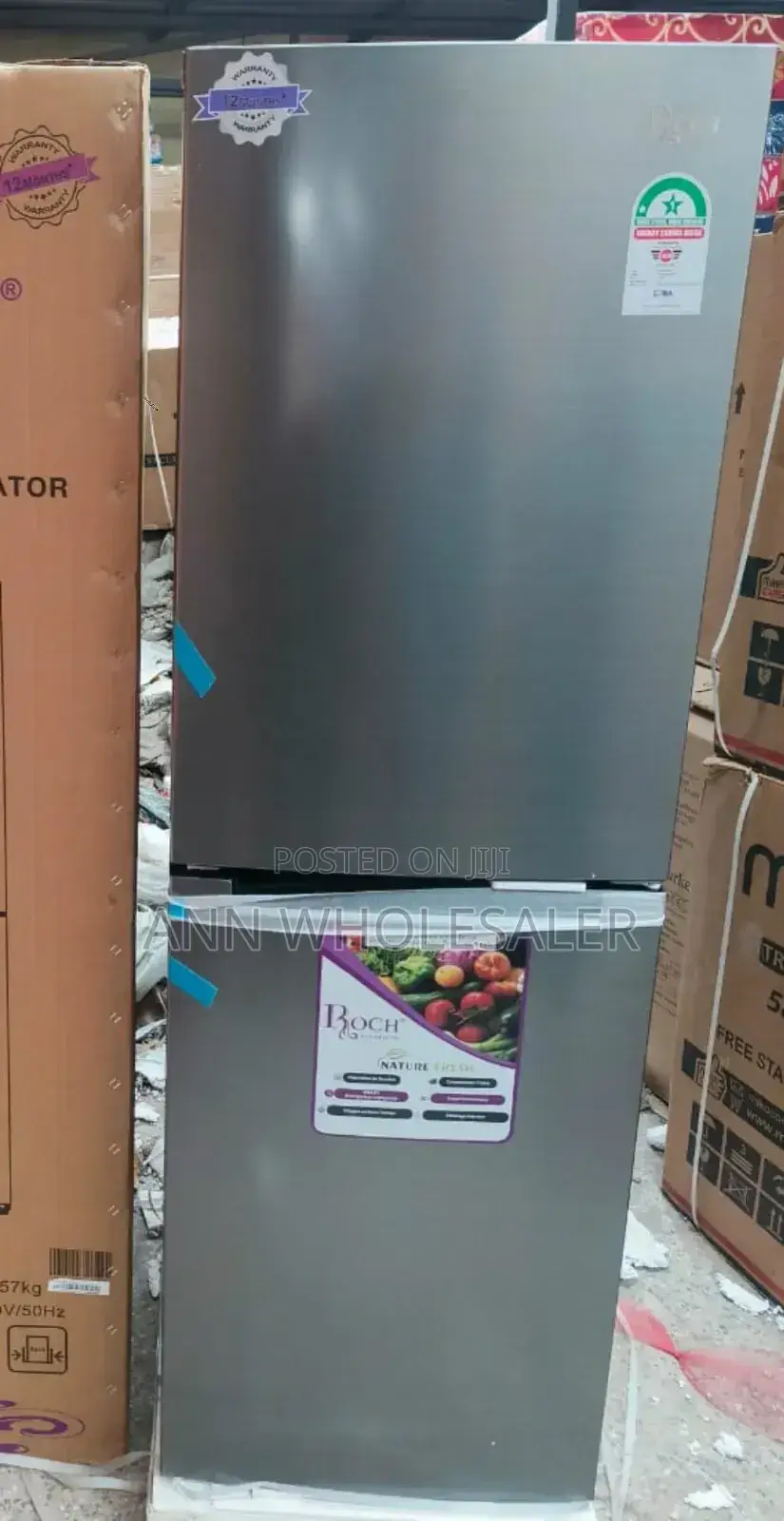 Roch RFR-290-DB-B 230L Bottom Freezer RC/H