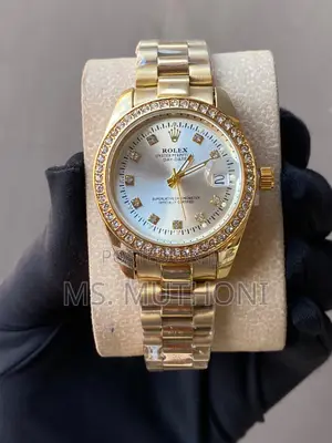 Rolex Iced Ladies Watch *
