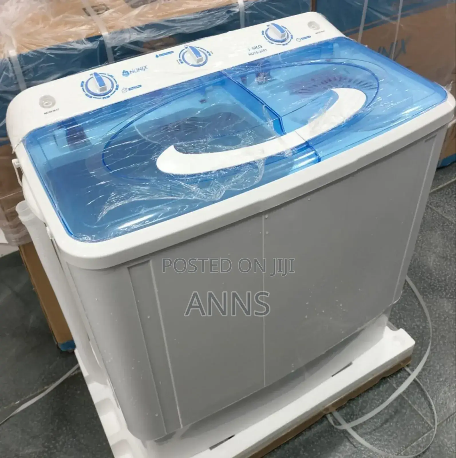 Nunix 7.5kgs NU-7.5 Wash and Spin Washing Machine