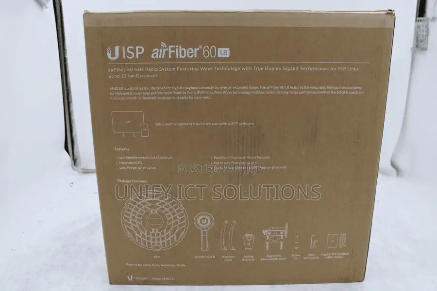 Ubiquiti Airfiber 60 GHZ/5 GHZ Radio System (AF60)