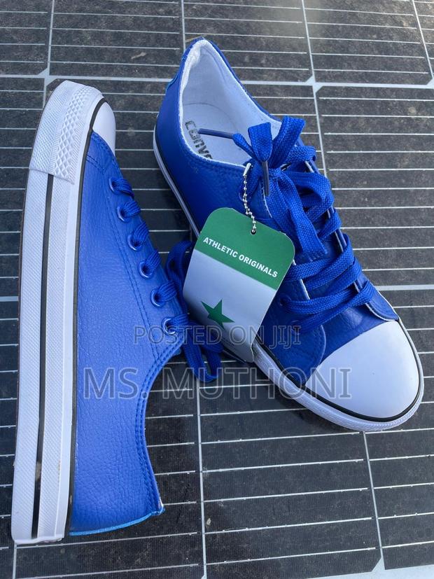 Blue New LEATHER CONVERSE BLUE 36,37,38,39,40,41,42 - thumbnail 2