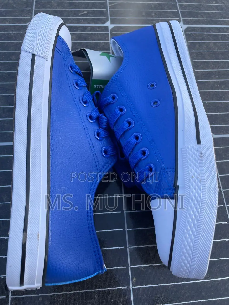 Blue New LEATHER CONVERSE BLUE 36,37,38,39,40,41,42