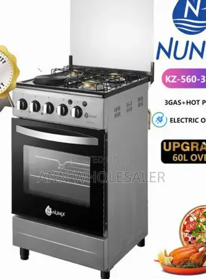 50*55 Nunix 3+1electric Standing Gas Cooker NU3G/1E