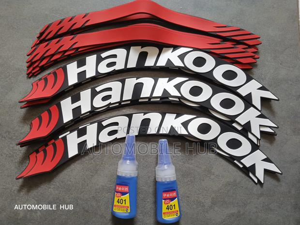 Hankook Tire Stickers for Cars 8 Pieces With Glue