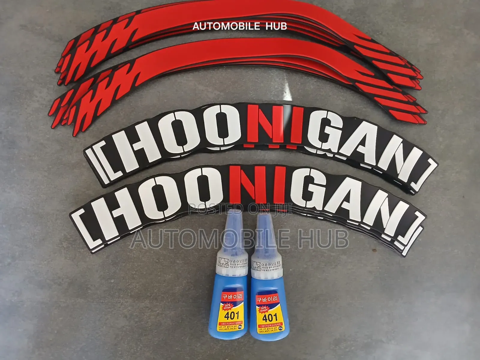 HOONIGAN Tyre Stickers - Car Tyre Sticker