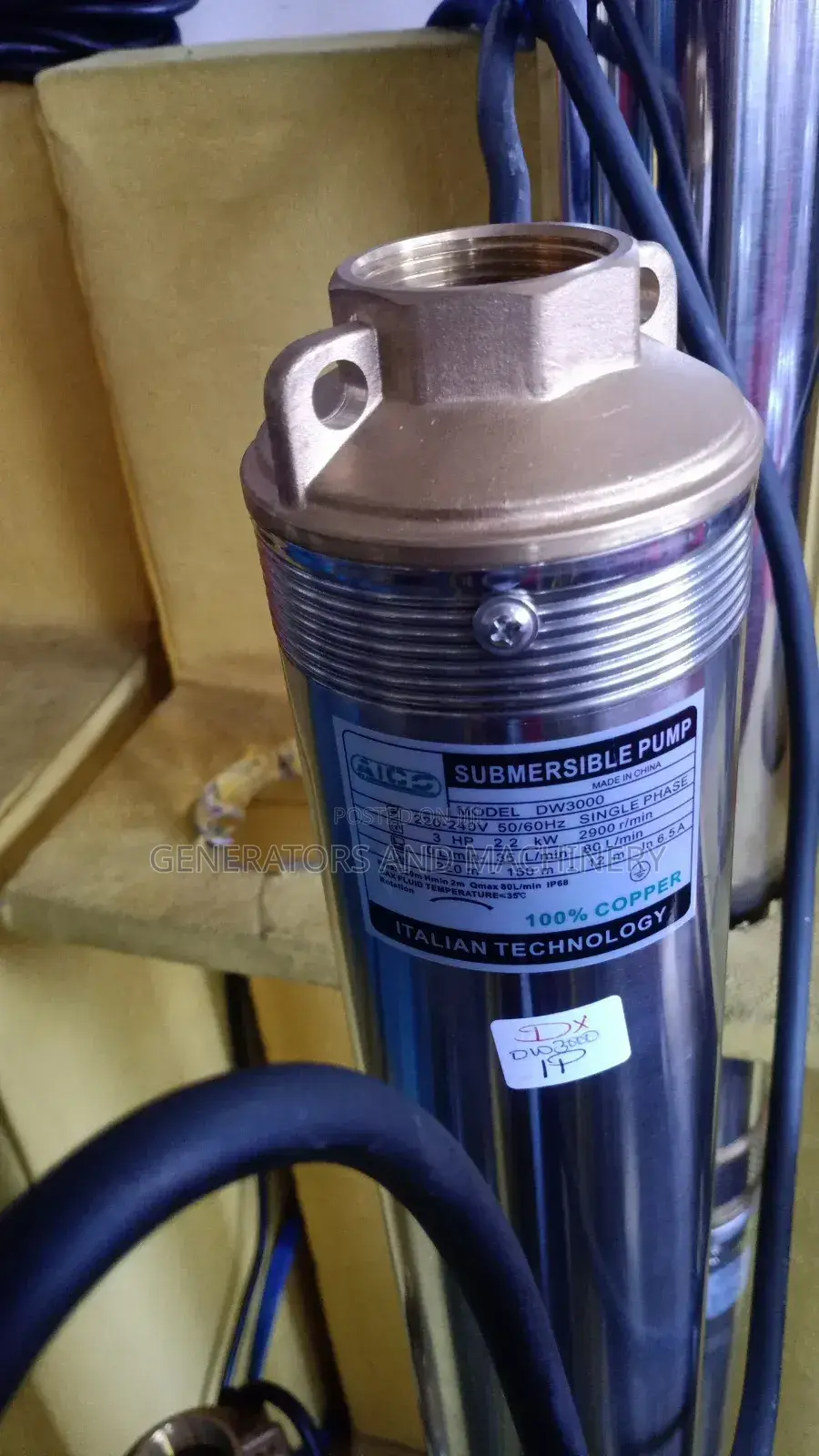 3hp Single Phase Submersible