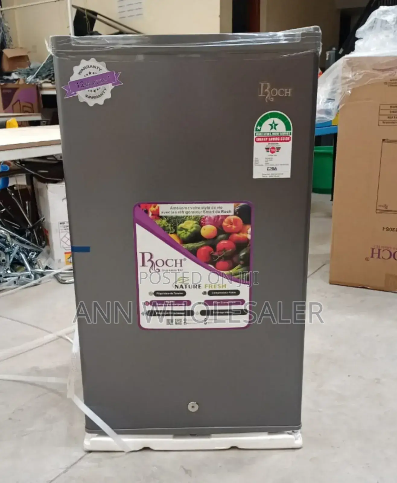 Silver 90L Roch 120S Single Door Refrigerator R/90lf